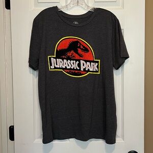 Jurassic Park Men's Classic Original Logo Short Sleeve T-Shirt.  Size XL
